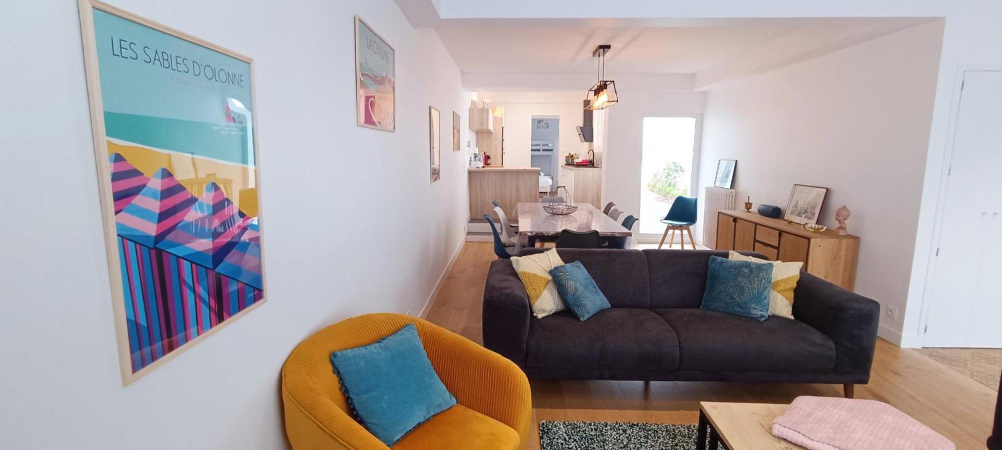 La Tribu -Maison Sablaise A 200M De La Grande Plage เลส์ซาบล์-โดล็อนน์ ภายนอก รูปภาพ
